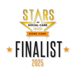 Stars Social Care Awards Home Care Finalist 2023 badge